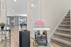 Take advantage of the provided children's amenities