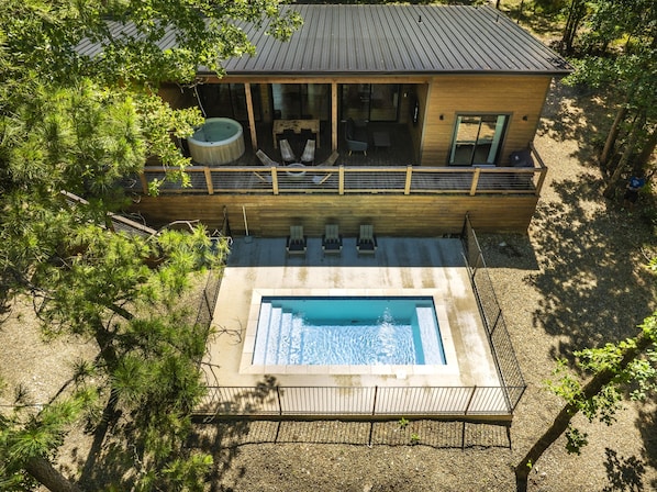 Heated Pools at all of the Quad Cabins!