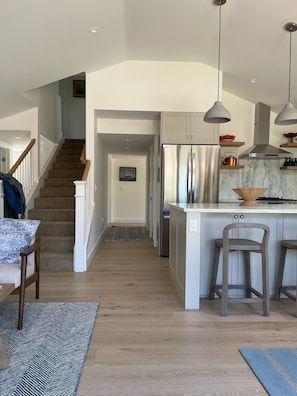 Main House Kitchen from Living/Dining Area