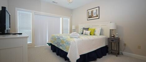 Master King Suite with Dresser Storage and TV