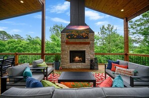 Outdoor deck with beautiful views