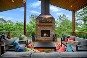 Outdoor deck with beautiful views