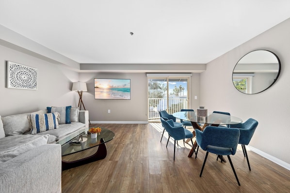 Modern design meets cozy relaxation.