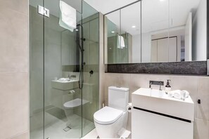 Get Ready for the day with a full vanity bathroom