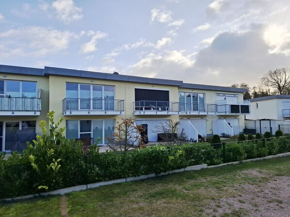 Blick aufs Haus
