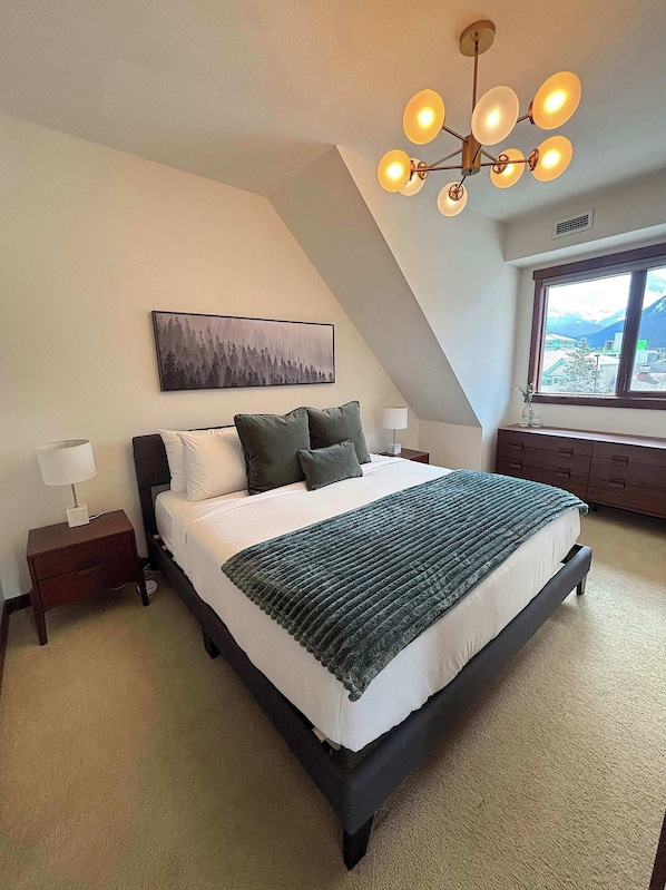 Master suite sanctuary with serene mountain views