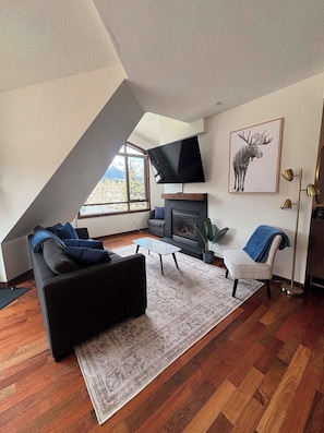 Comfortably spacious living room for the whole family