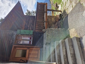 Bois, Dur, Escaliers, Planche, Tache De Bois, Cabane En Rondins