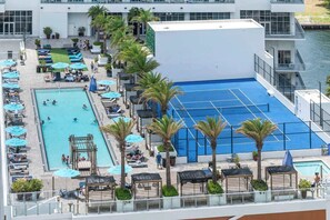 Take advantage of the complex amenities