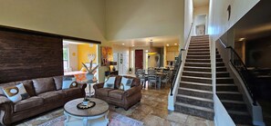 Living area with Smart TV