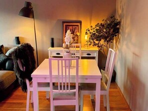 Dining table with a nice atmosphere