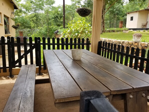 Outdoor dining