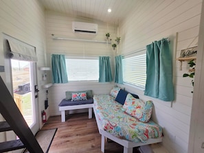 This light & bright tiny home will have you feeling those vacation vibes!