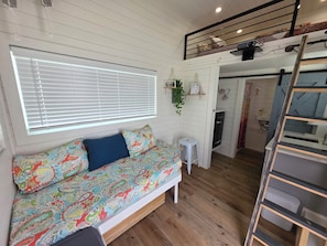 Twin size foam daybed for seating or extra sleep space!