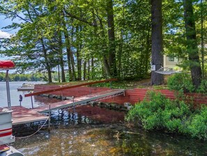 Quiet and scenic lake property.