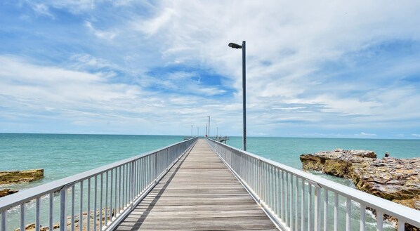 The nearby Nightcliff Jetty