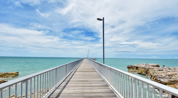 The nearby Nightcliff Jetty