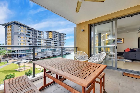 Balcony & View to Water