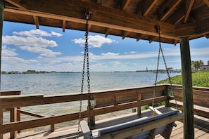 Dock Swing Outside Of Condo