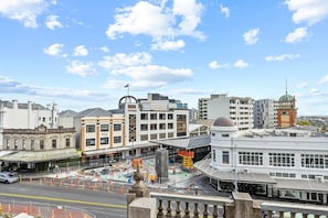 View from the balcony overlooking the CBD.