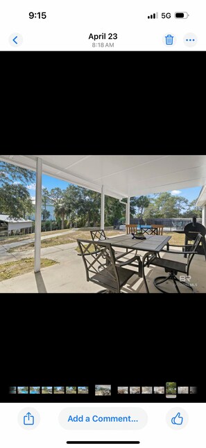 Outdoor dining