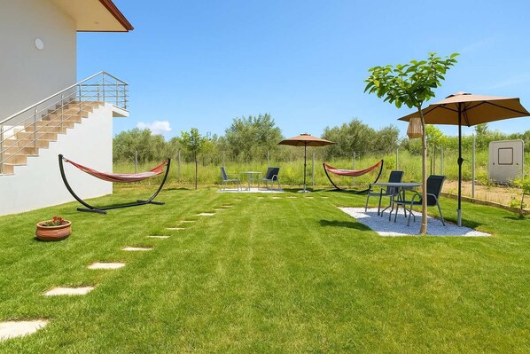 Step into serenity within our peaceful spacious garden area