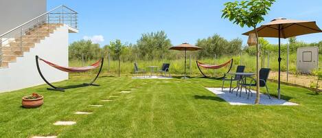 Step into serenity within our peaceful spacious garden area