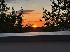 Blick von der Unterkunft