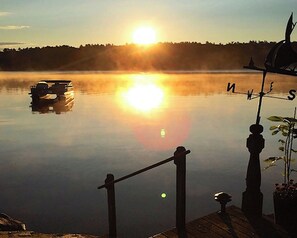 Photo from dock at sunrise
