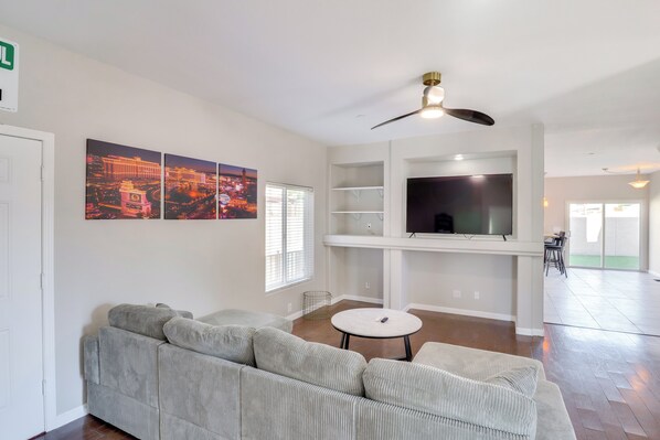 Las Vegas Vacation Rental | 4BR | 3BA | Steps Required | 2,500 Sq Ft