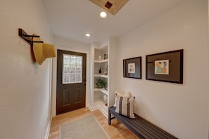 Entry hall and reading nook