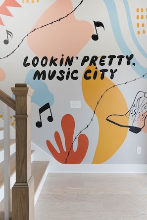 #Musiccity mural as you enter the home (125 Lucile)