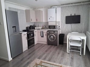 Kitchen and dining area