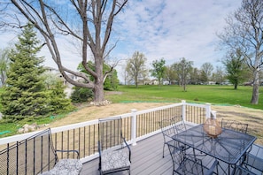 House Exterior | Furnished Deck | Dining Area | Gas Grill | Private Yard