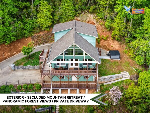 Secluded mountain retreat with decks, views & peaceful forest vibes!