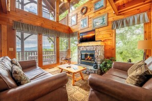 Mountain Seduction's cozy living area