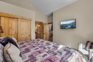 This room comes with a T.V.