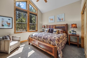 The first master suite by the front door.