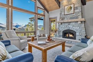 Furniture, Indoors, Living Room, Fireplace, Coffee Table