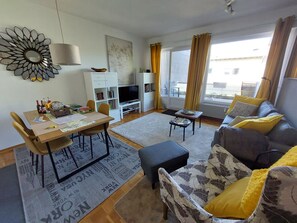 Wohnzimmer Wohnung Abendsonne