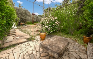 outside