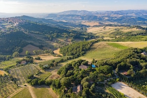 Lage des Podere Palazzone - Toscana Autentica in einer Oase der Ruhe