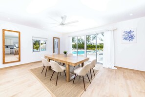 Gather for memorable meals in our dining space.

