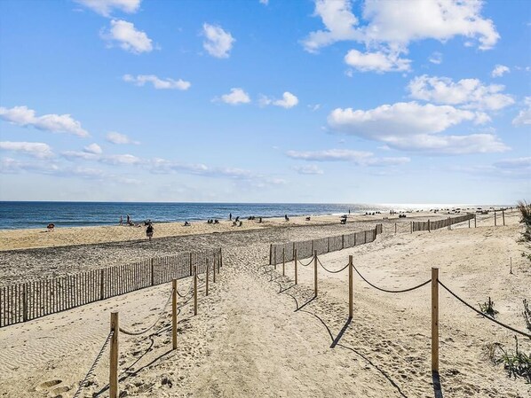 Breathe in the salty air with this scenic walk straight onto Bethany Beach's sandy shore.