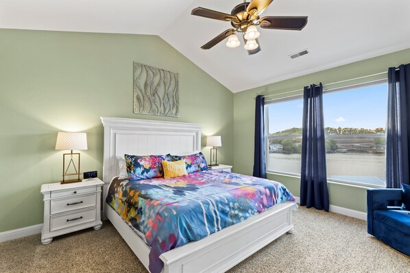 Lakeside Master Bedroom!