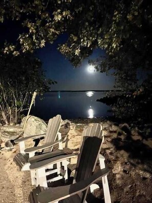 sitting by the moonlight 