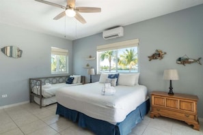Cozy bedroom with trundle bed—perfect for extra guests.