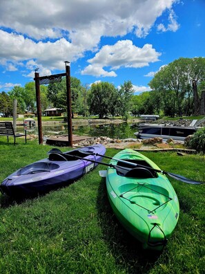 Complimentary Kayaks for your enjoyment