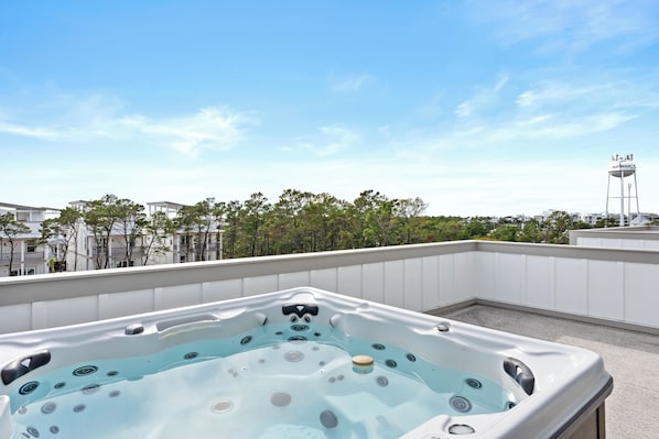 Bain à remous extérieur