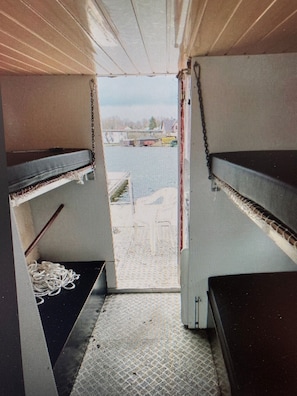 Blick von der Unterkunft